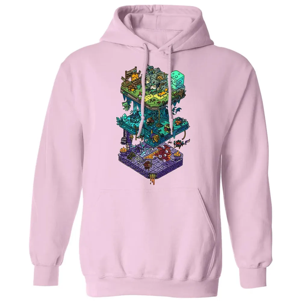 Isometric Dragons Classic Unisex Hoodie - 3
