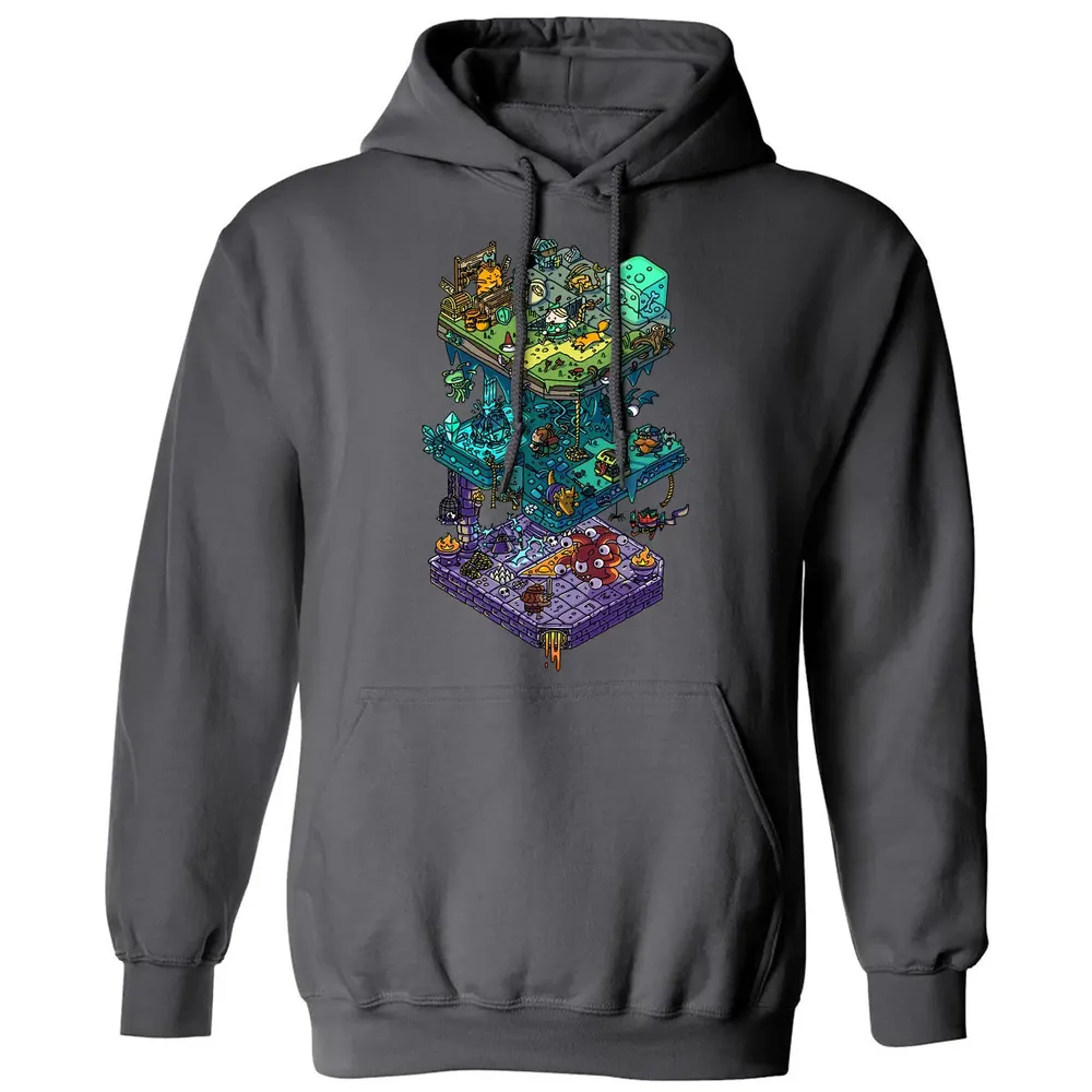 Isometric Dragons Classic Unisex Hoodie - 7