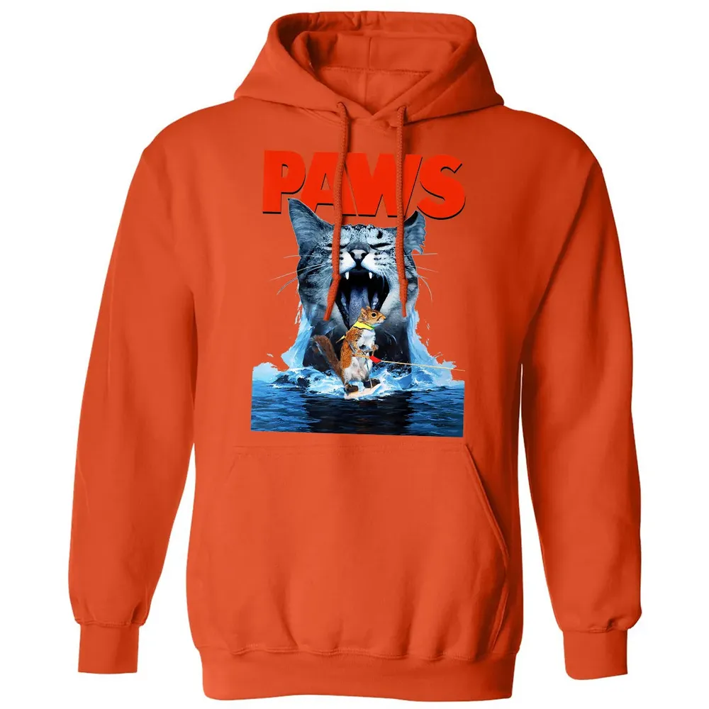 Paws Cat Lover, Horror movie Parody Classic Unisex Hoodie - 10