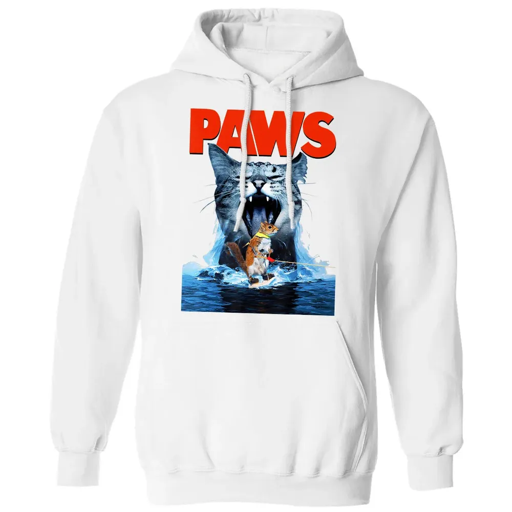 Paws Cat Lover, Horror movie Parody Classic Unisex Hoodie - 11