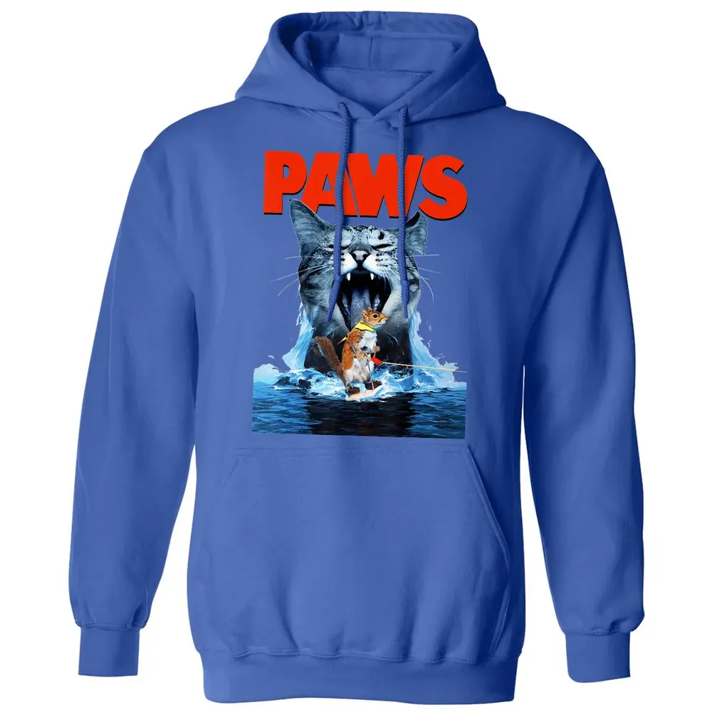 Paws Cat Lover, Horror movie Parody Classic Unisex Hoodie - 9
