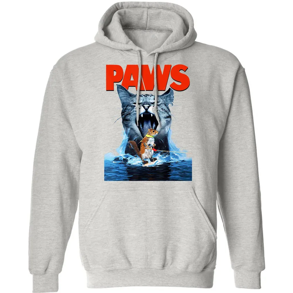 Paws Cat Lover, Horror movie Parody Classic Unisex Hoodie - 8
