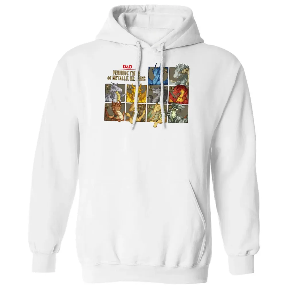 Periodic Table Of Metallic Dragons Classic Unisex Hoodie - 11