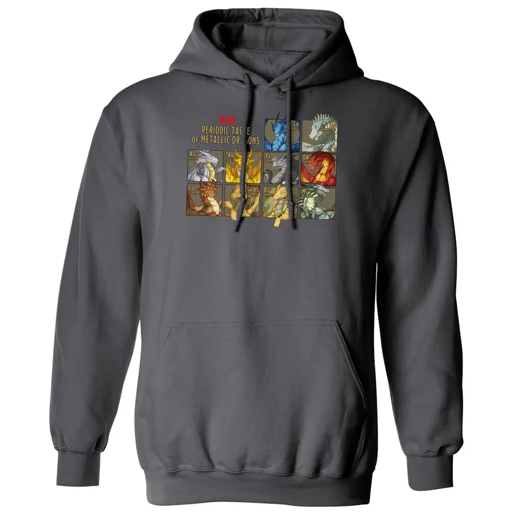 Periodic Table Of Metallic Dragons Classic Unisex Hoodie - 7