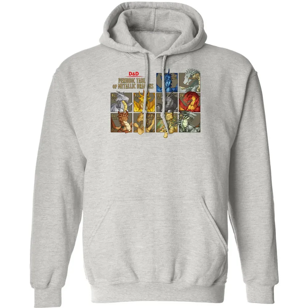 Periodic Table Of Metallic Dragons Classic Unisex Hoodie - 8