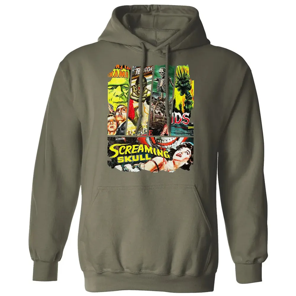 Vintage Sci-Fi Horror Classic Unisex Hoodie - 4