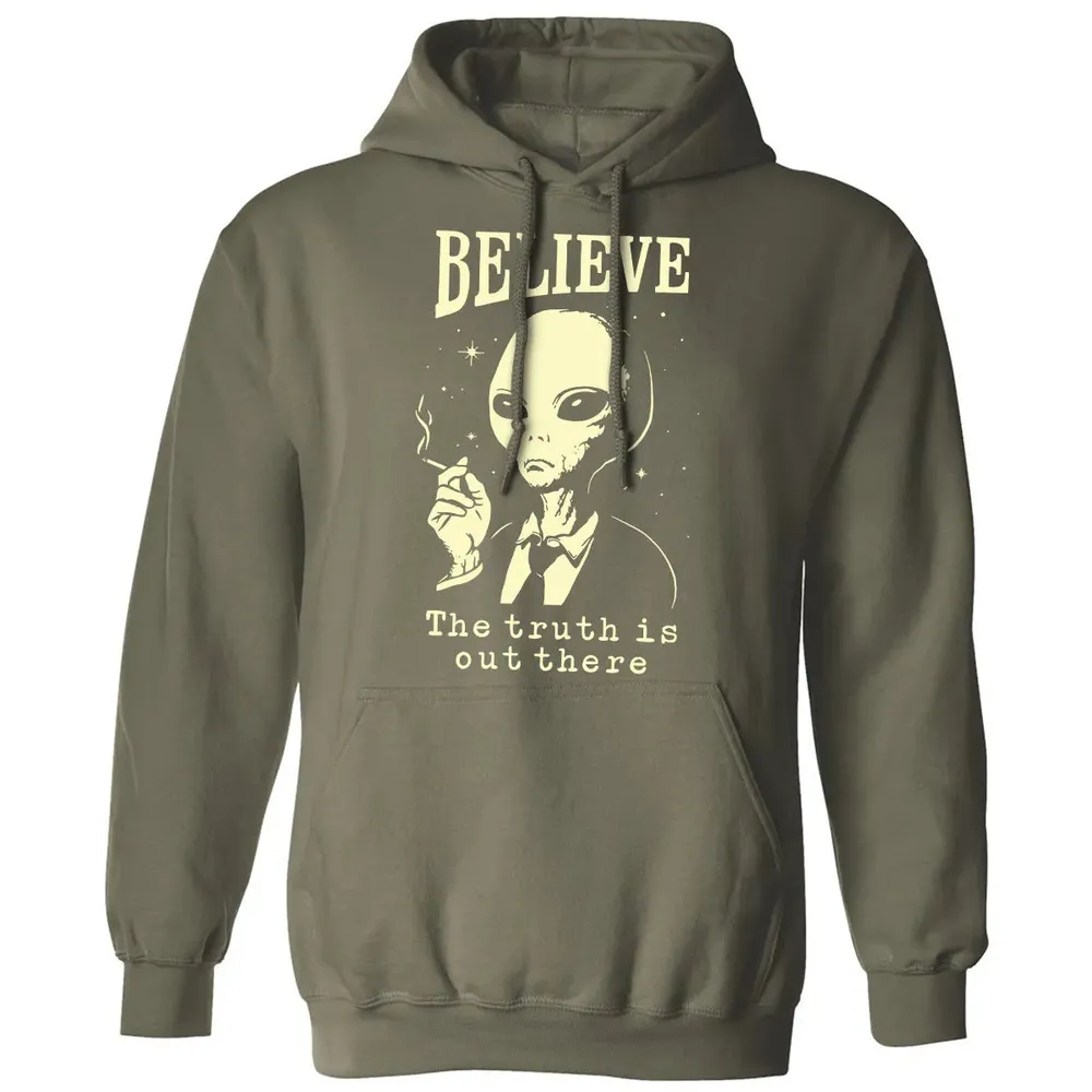 Believe the truth is out there Classic Unisex Hoodie - 4