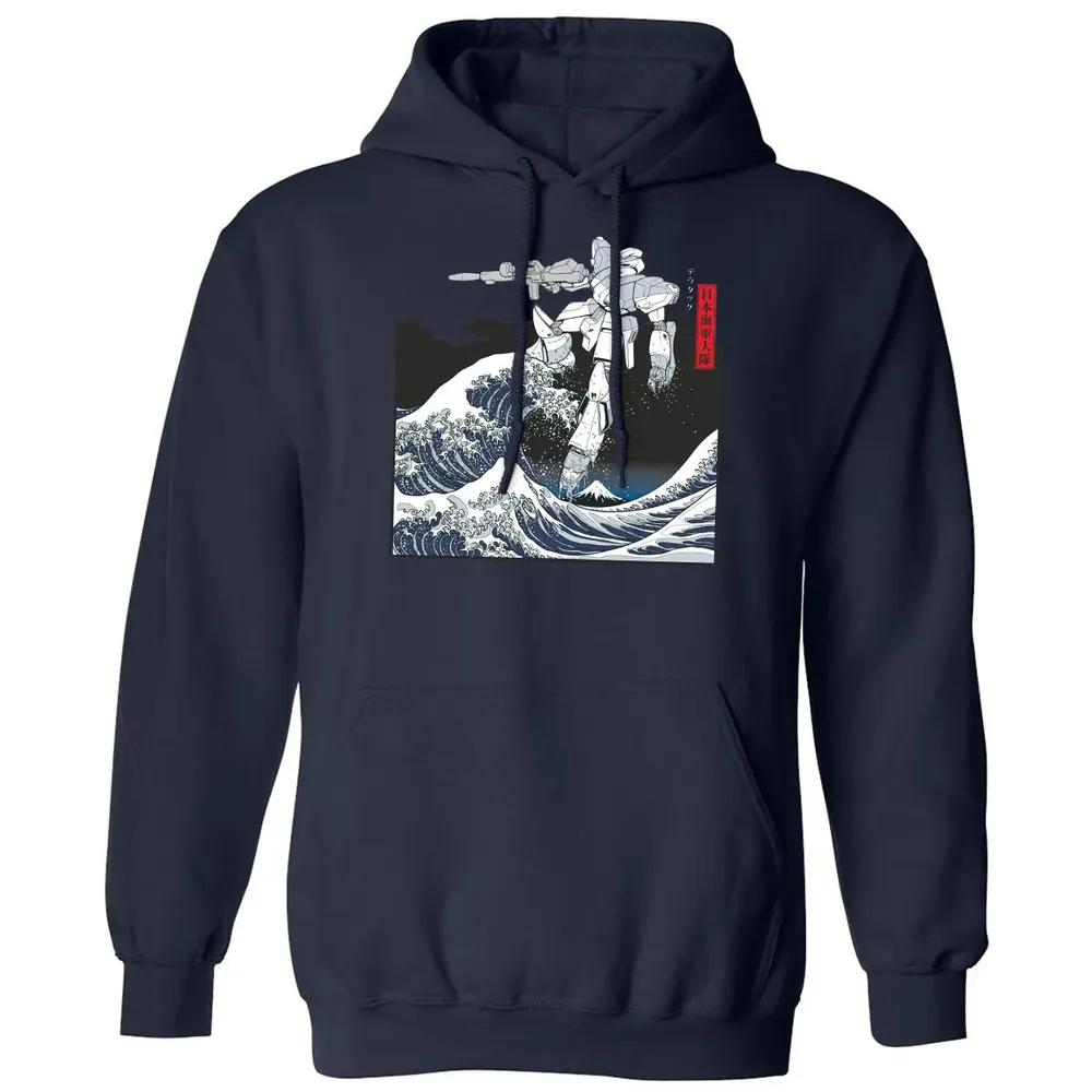 Mecha Wave Classic Unisex Hoodie - 2