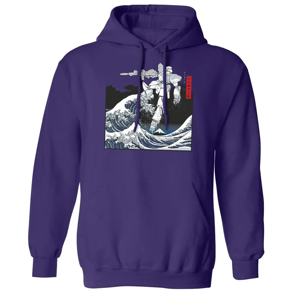 Mecha Wave Classic Unisex Hoodie - 6