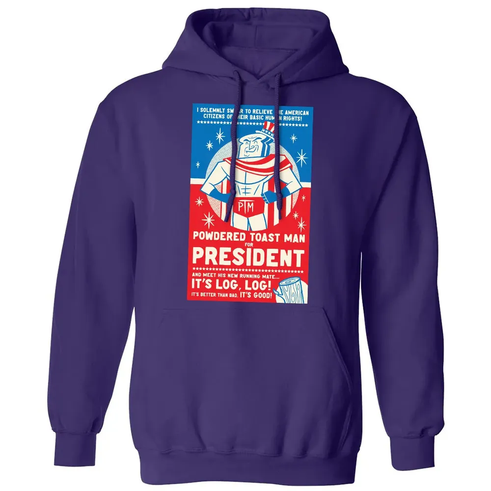 Powdered Toast Man For President Classic Unisex Hoodie - 6
