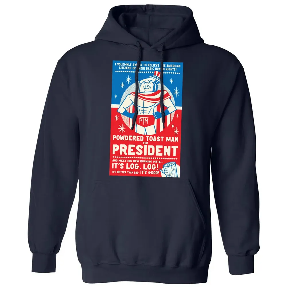 Powdered Toast Man For President Classic Unisex Hoodie - 2