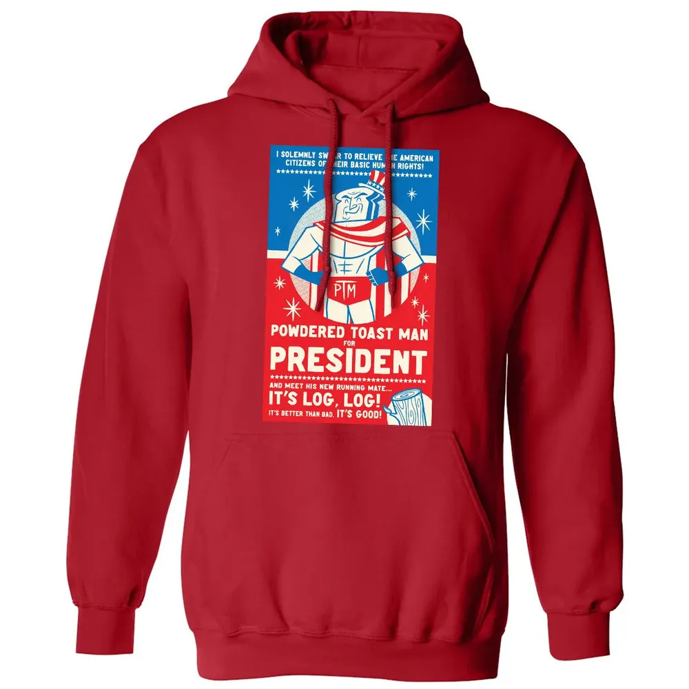 Powdered Toast Man For President Classic Unisex Hoodie - 5