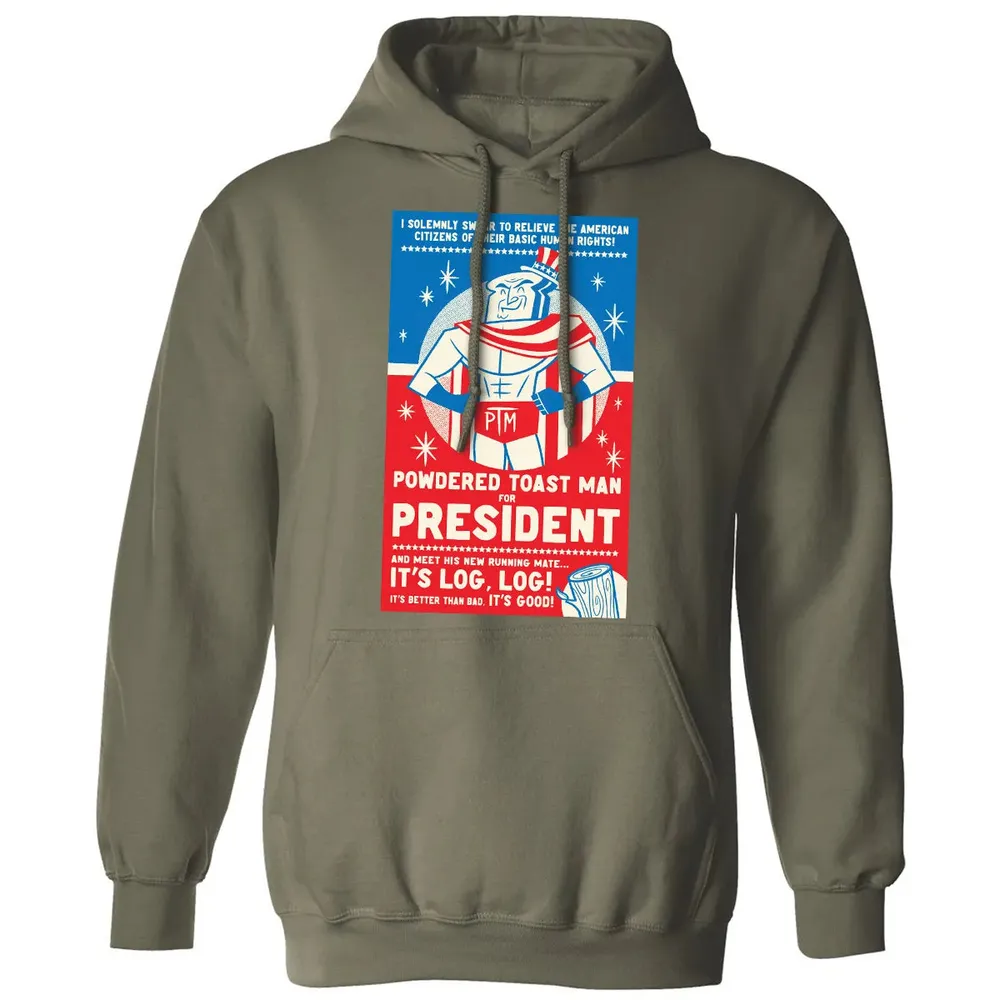 Powdered Toast Man For President Classic Unisex Hoodie - 4