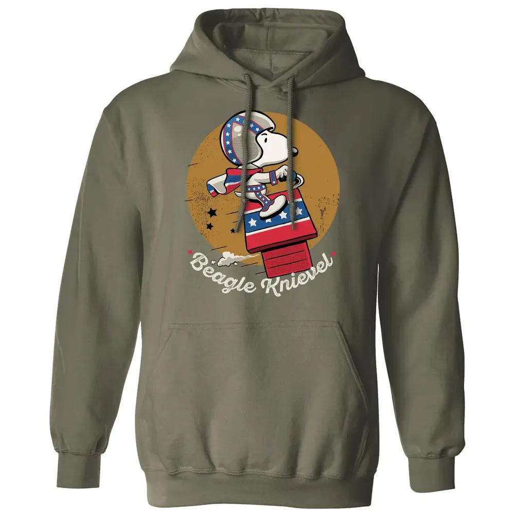 Beagle Knievel Classic Unisex Hoodie - 4