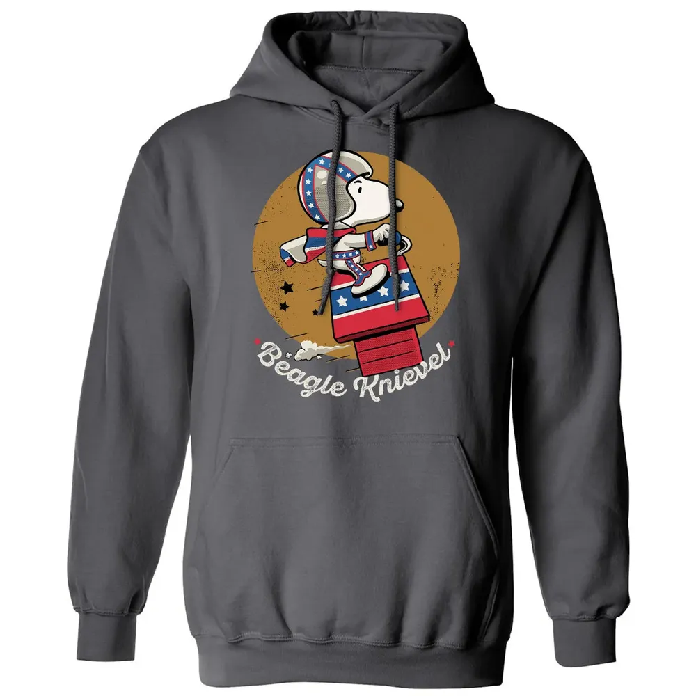 Beagle Knievel Classic Unisex Hoodie - 7