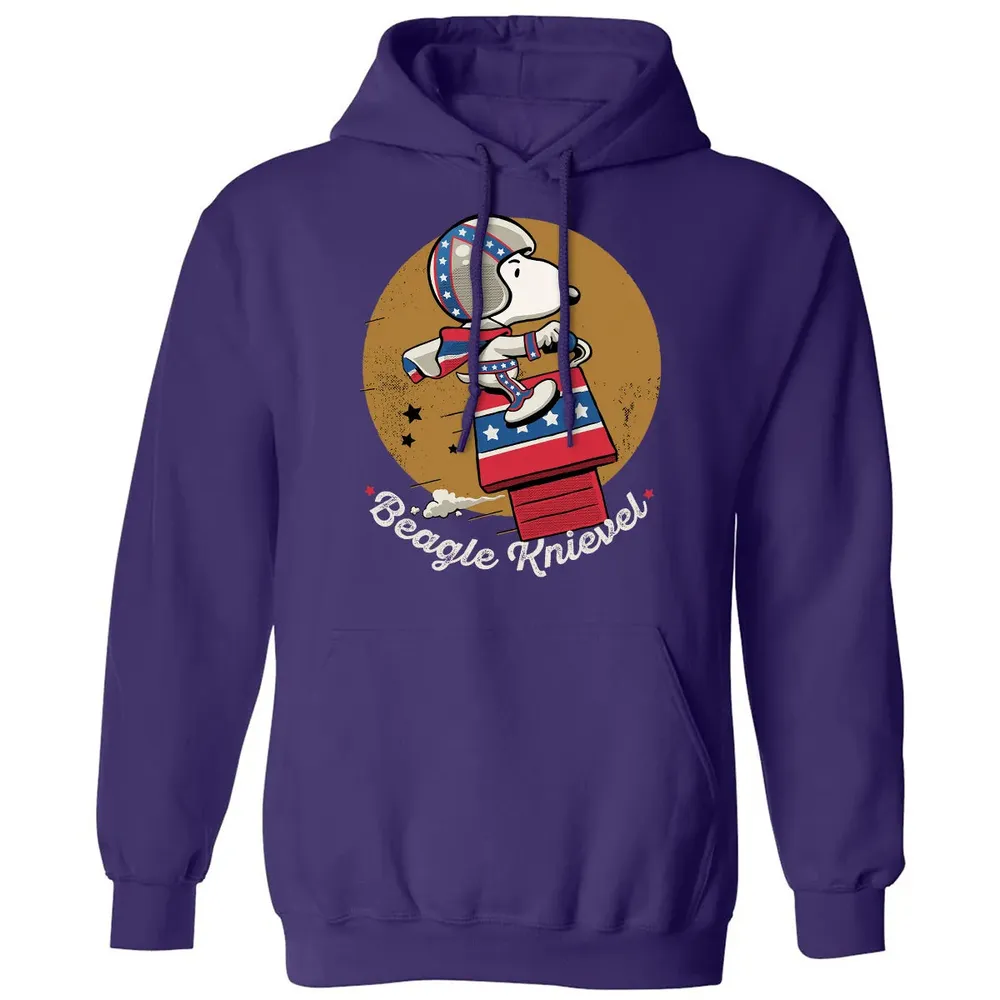 Beagle Knievel Classic Unisex Hoodie - 6