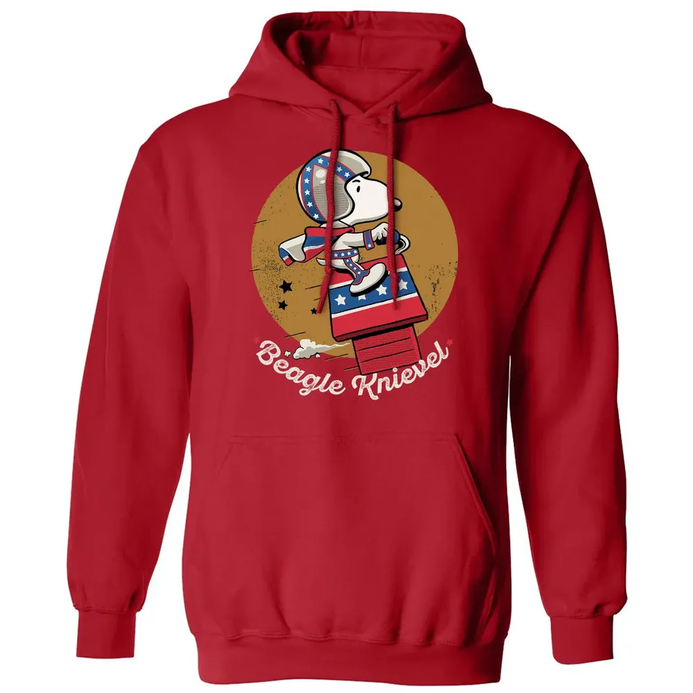 Beagle Knievel Classic Unisex Hoodie - 5