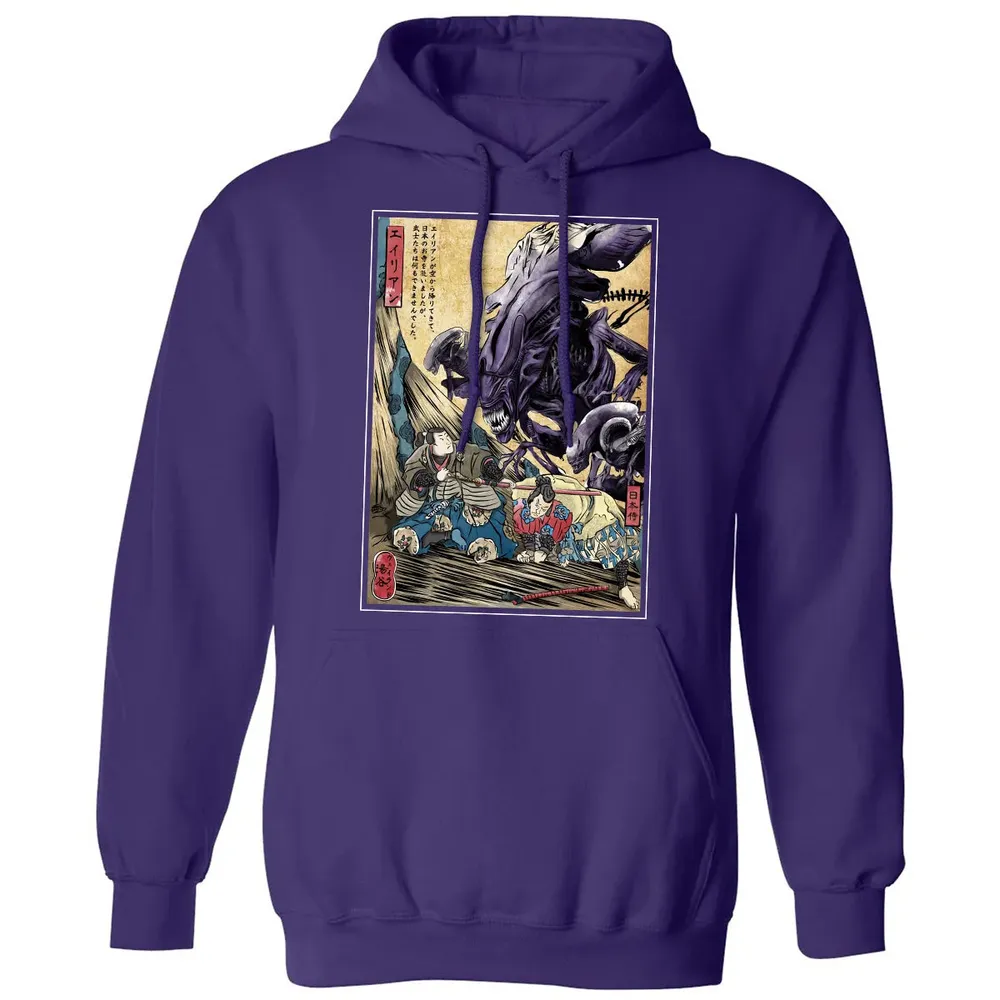 Alien In Japan Classic Unisex Hoodie - 6