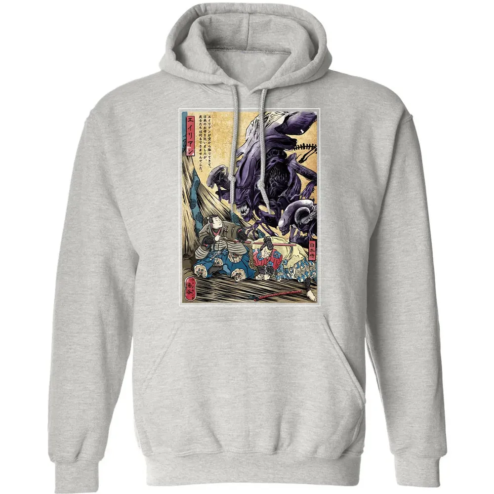 Alien In Japan Classic Unisex Hoodie - 8