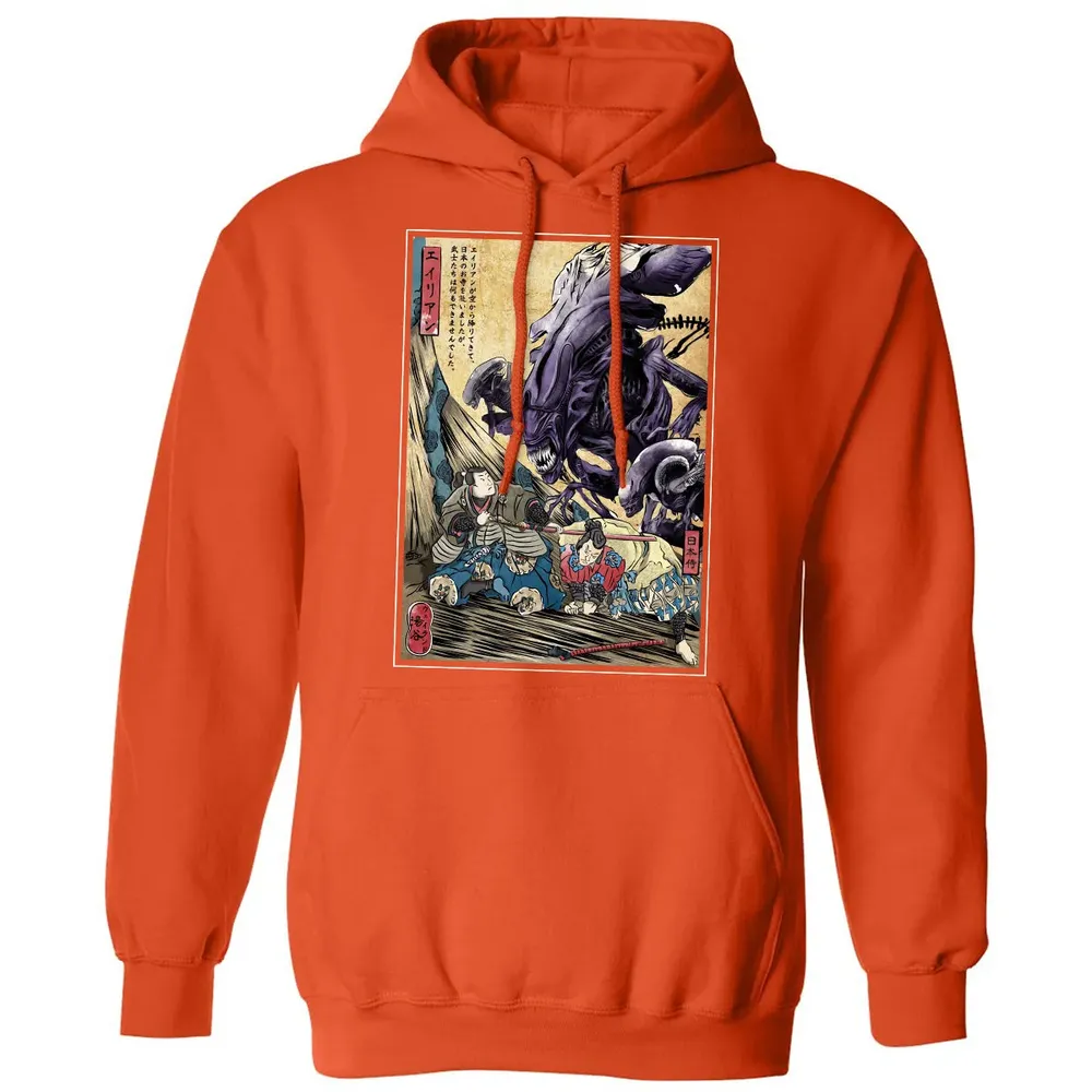 Alien In Japan Classic Unisex Hoodie - 10
