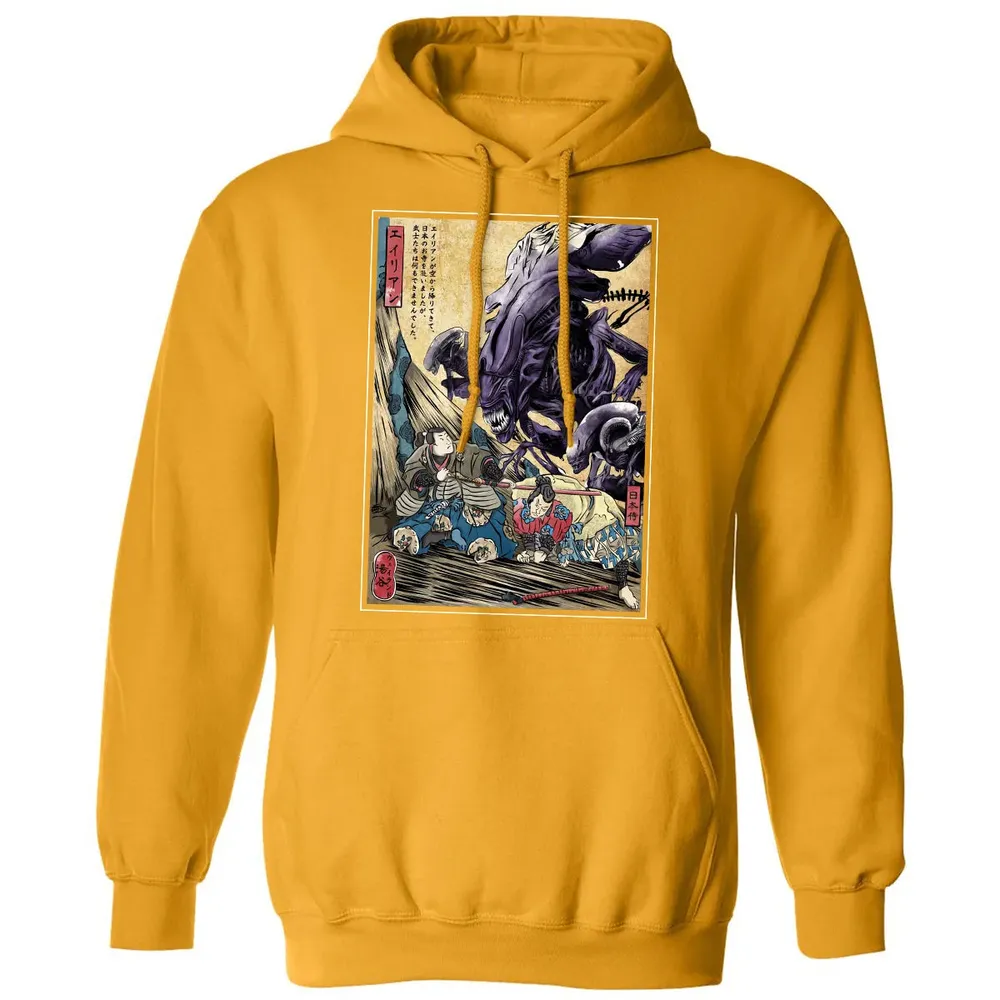 Alien In Japan Classic Unisex Hoodie - 12