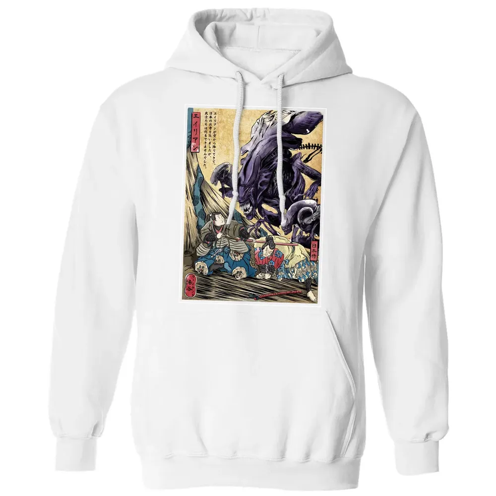 Alien In Japan Classic Unisex Hoodie - 11