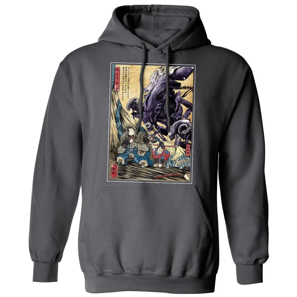 Alien In Japan Classic Unisex Hoodie - 7