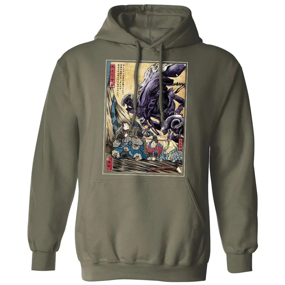 Alien In Japan Classic Unisex Hoodie - 4
