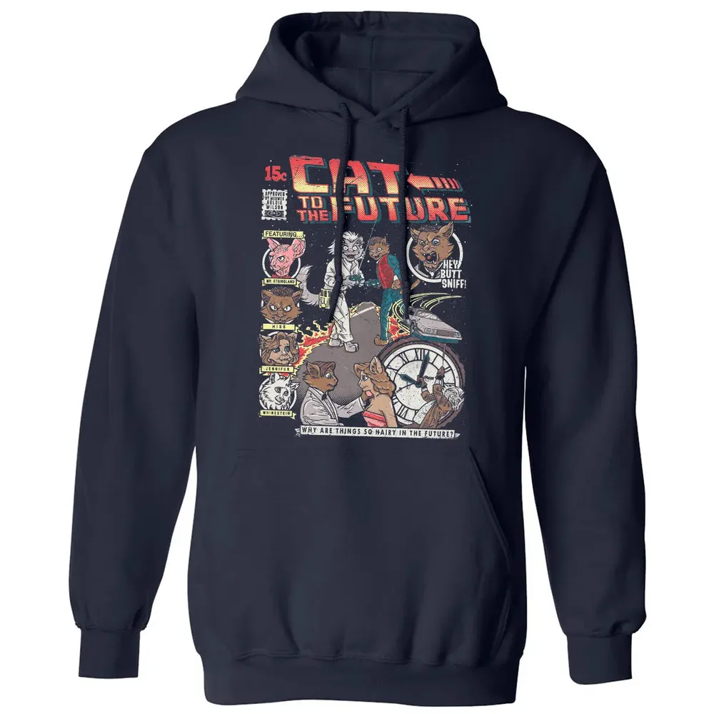 Cat To The Future Classic Unisex Hoodie - 2
