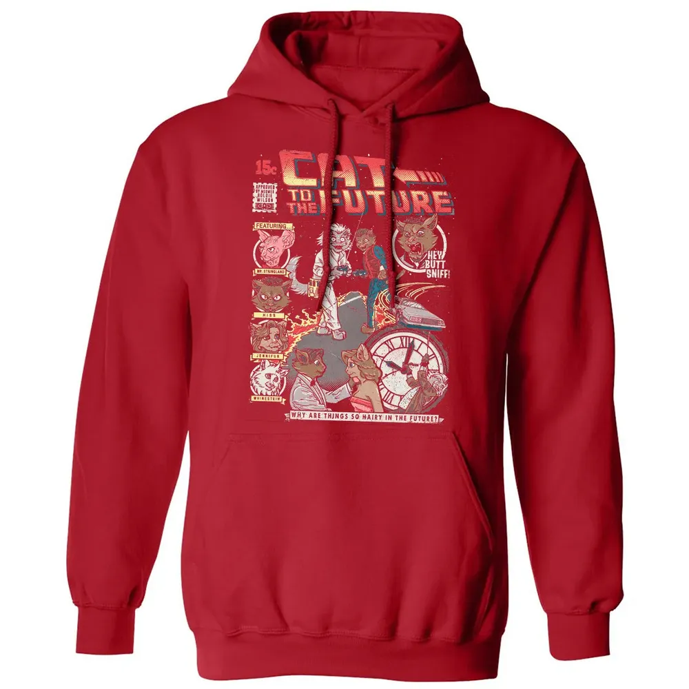 Cat To The Future Classic Unisex Hoodie - 5