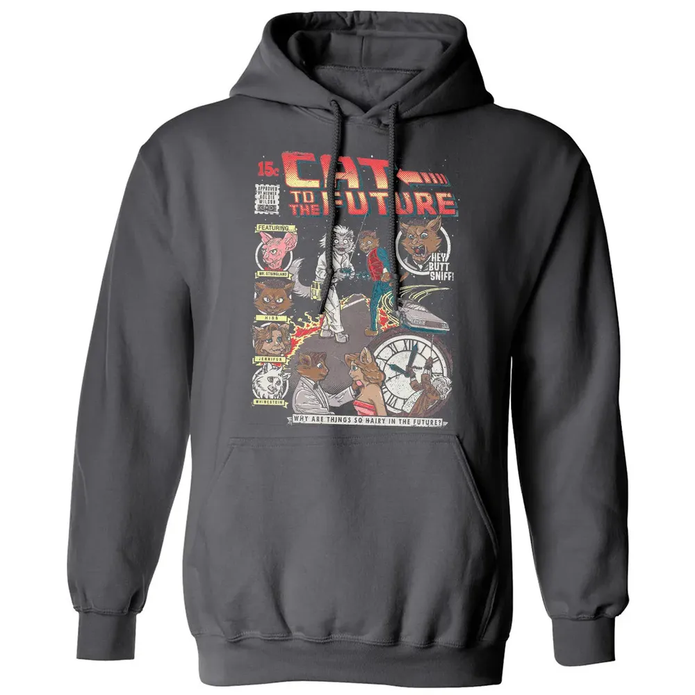 Cat To The Future Classic Unisex Hoodie - 7