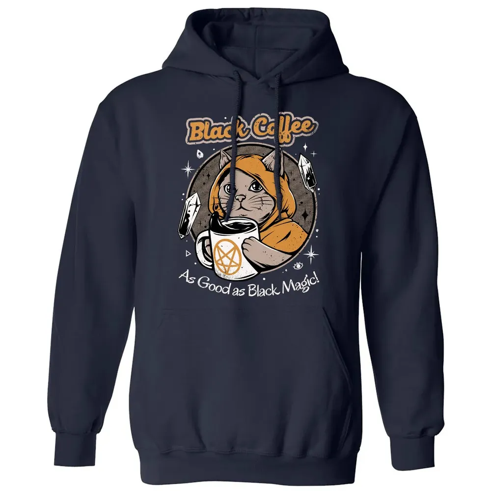 Black coffee as good as black magic Classic Unisex Hoodie - 2
