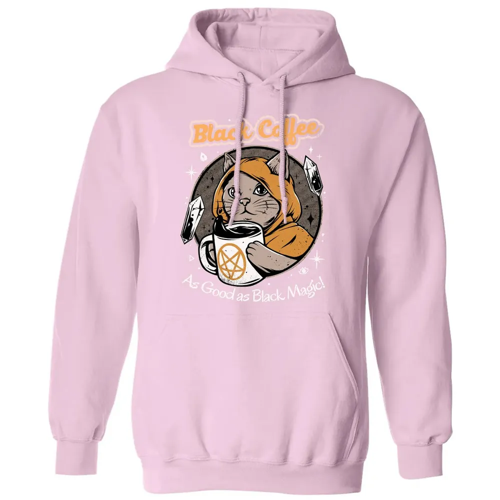Black coffee as good as black magic Classic Unisex Hoodie - 3