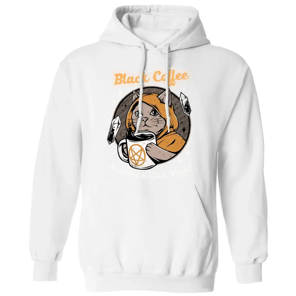 Black coffee as good as black magic Classic Unisex Hoodie - 11