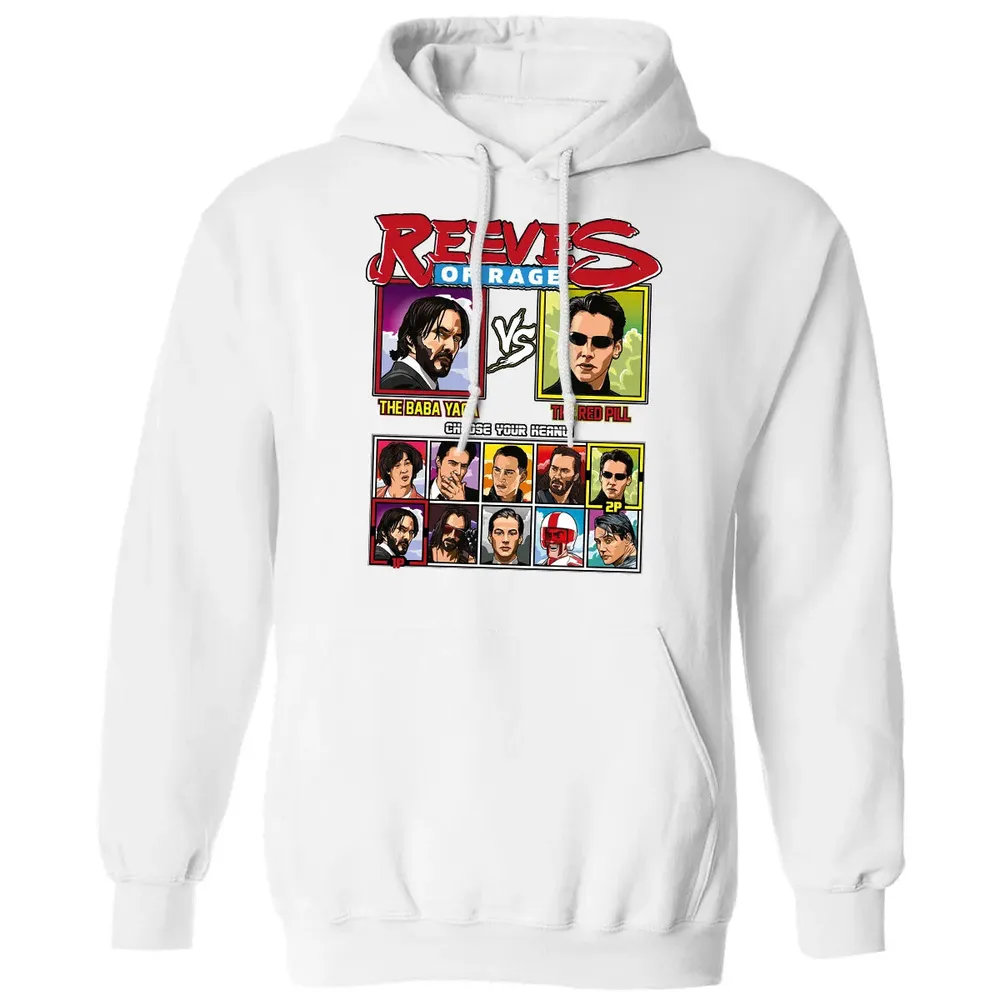 Reeves of Rage: Baba Yaga vs Red Bill Classic Unisex Hoodie - 11