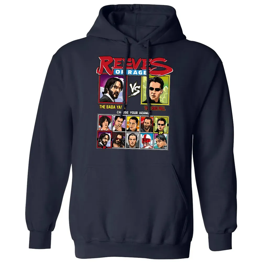 Reeves of Rage: Baba Yaga vs Red Bill Classic Unisex Hoodie - 2