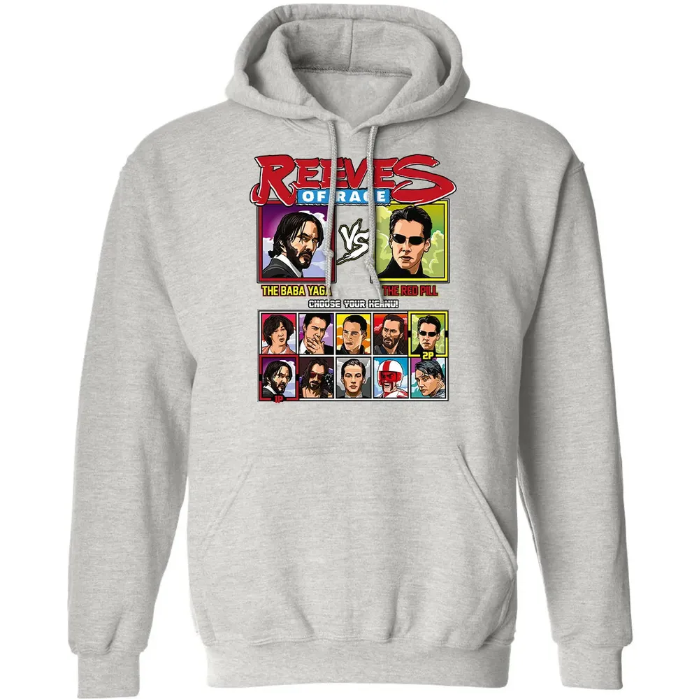 Reeves of Rage: Baba Yaga vs Red Bill Classic Unisex Hoodie - 8