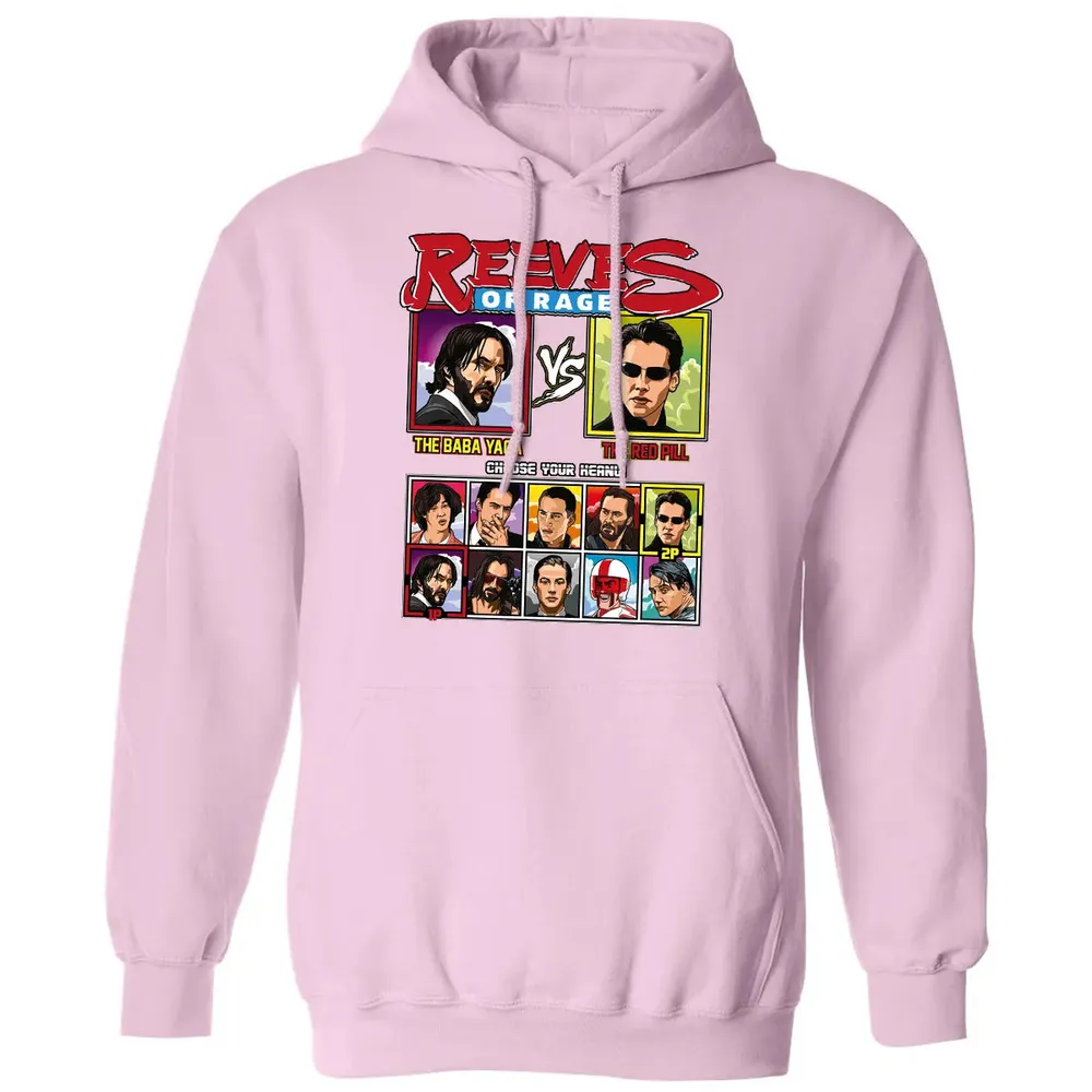Reeves of Rage: Baba Yaga vs Red Bill Classic Unisex Hoodie - 3