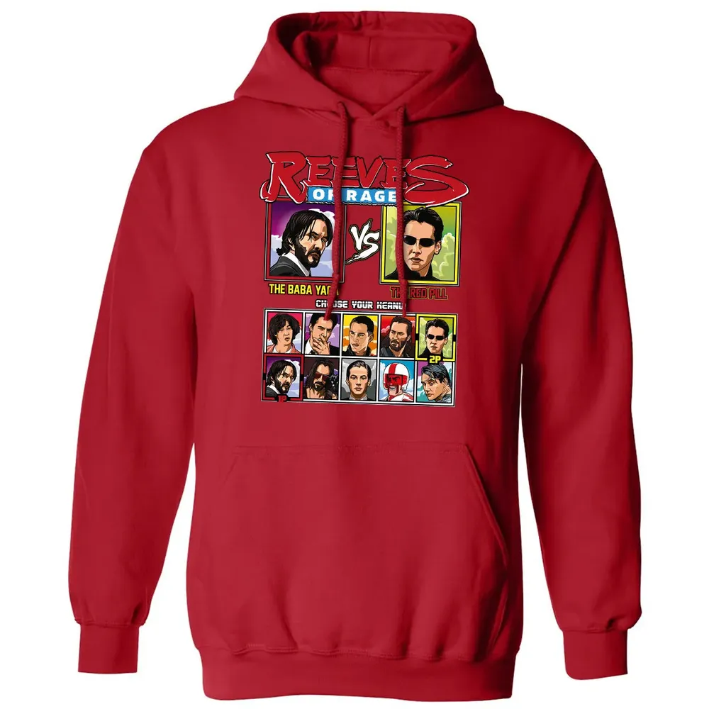 Reeves of Rage: Baba Yaga vs Red Bill Classic Unisex Hoodie - 5
