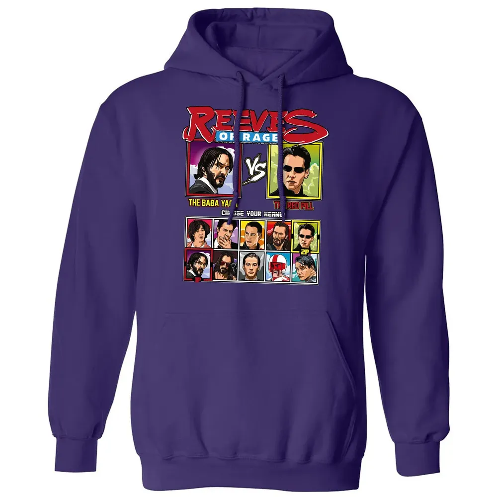 Reeves of Rage: Baba Yaga vs Red Bill Classic Unisex Hoodie - 6