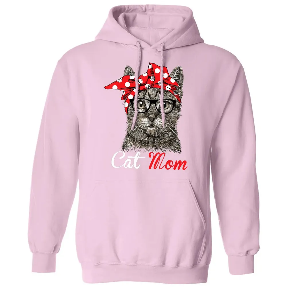 Funny Cat Mom  for Cat Lovers Mothers Day Gift Classic Unisex Hoodie - 3