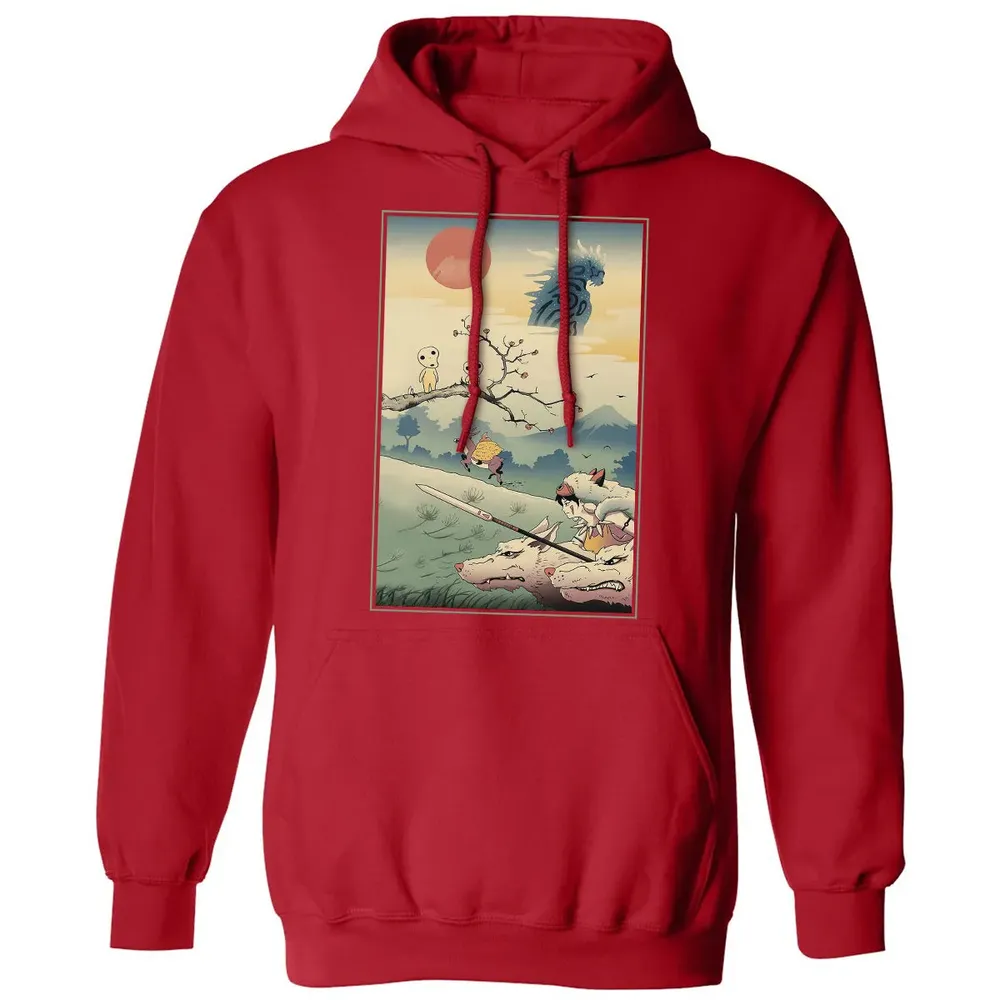 Princess Ukiyo-E Classic Unisex Hoodie - 5