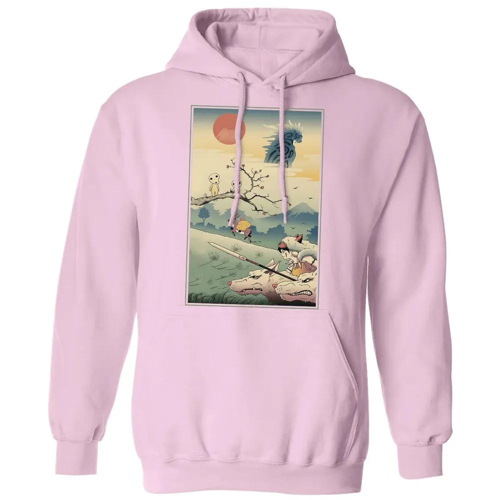 Princess Ukiyo-E Classic Unisex Hoodie - 3