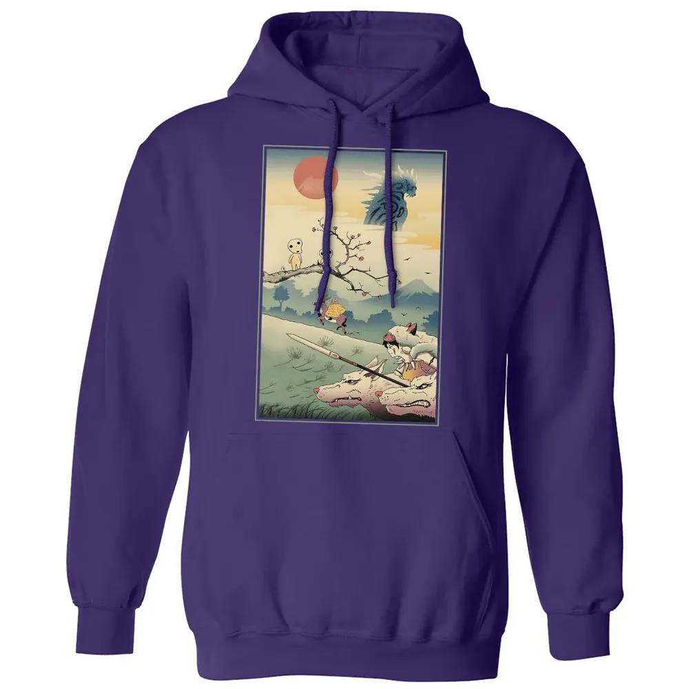 Princess Ukiyo-E Classic Unisex Hoodie - 6