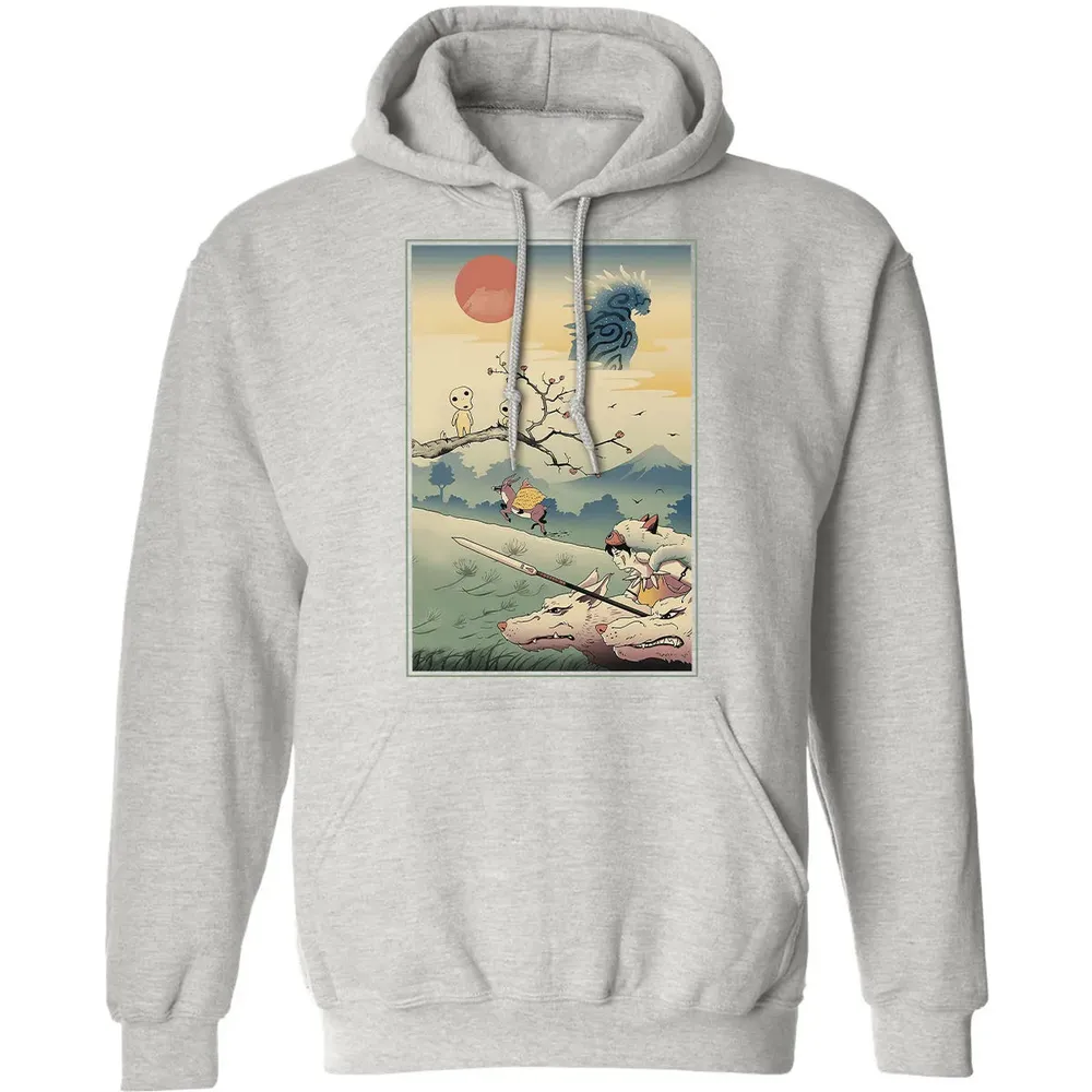 Princess Ukiyo-E Classic Unisex Hoodie - 8