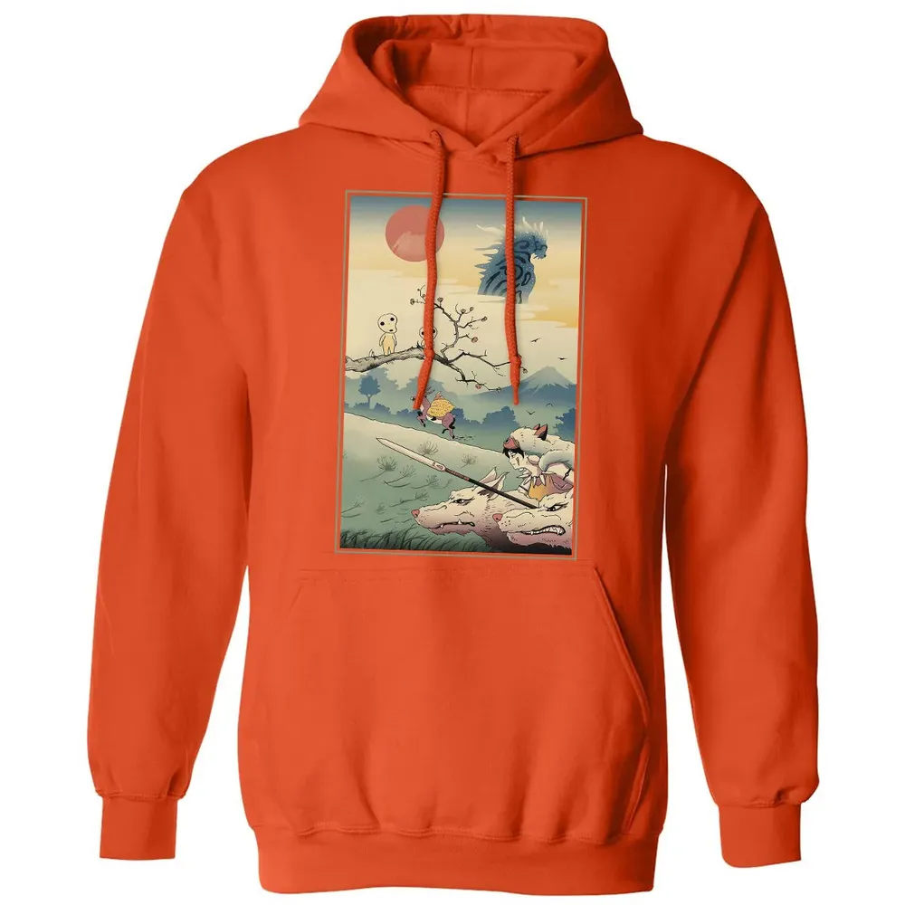 Princess Ukiyo-E Classic Unisex Hoodie - 10