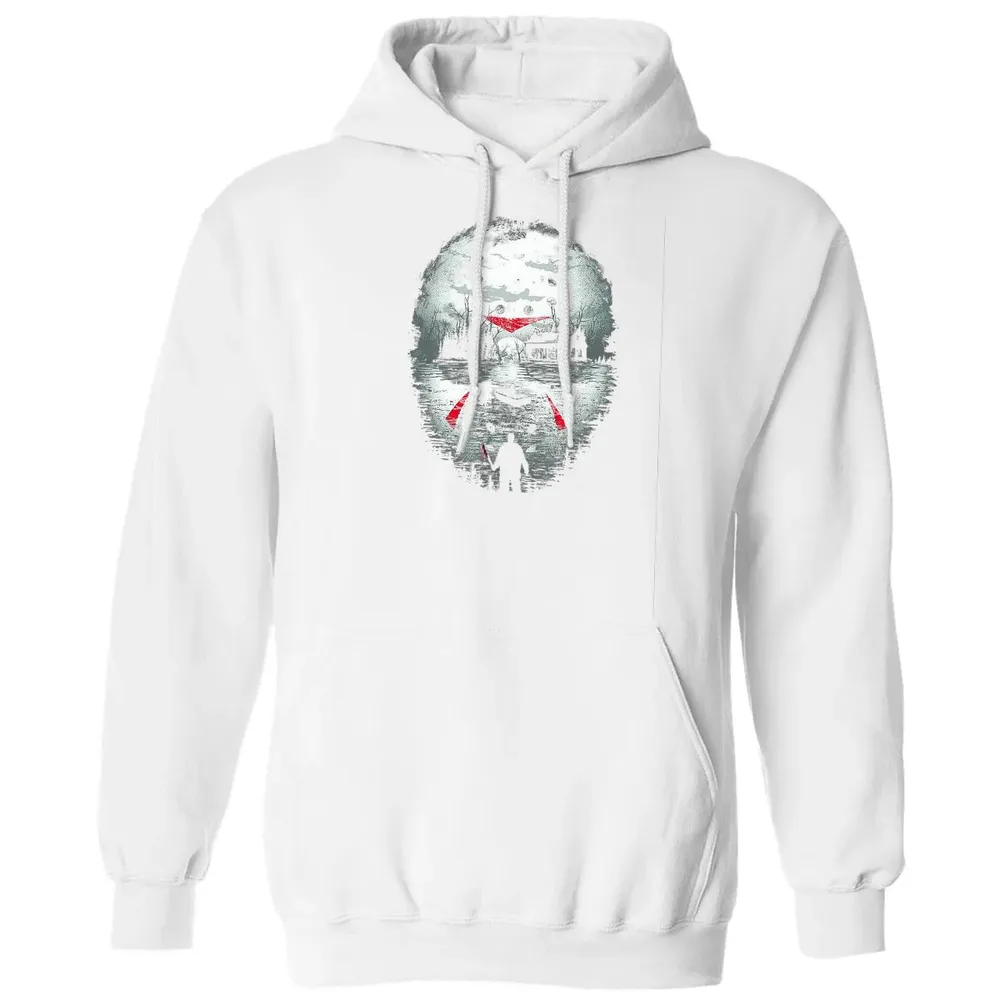 Jason Halloween Mask Horror  Graphic 13th Friday Funny Gift Classic Unisex Hoodie - 11