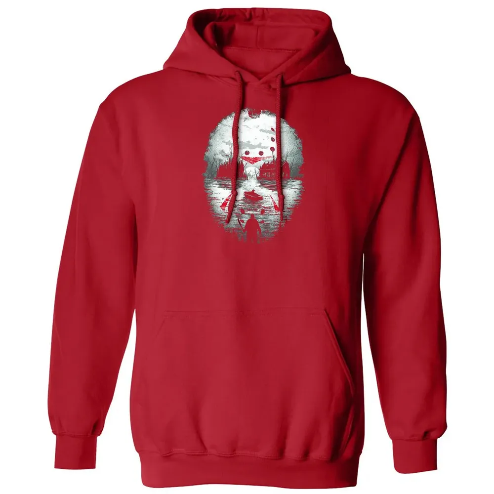 Jason Halloween Mask Horror  Graphic 13th Friday Funny Gift Classic Unisex Hoodie - 5