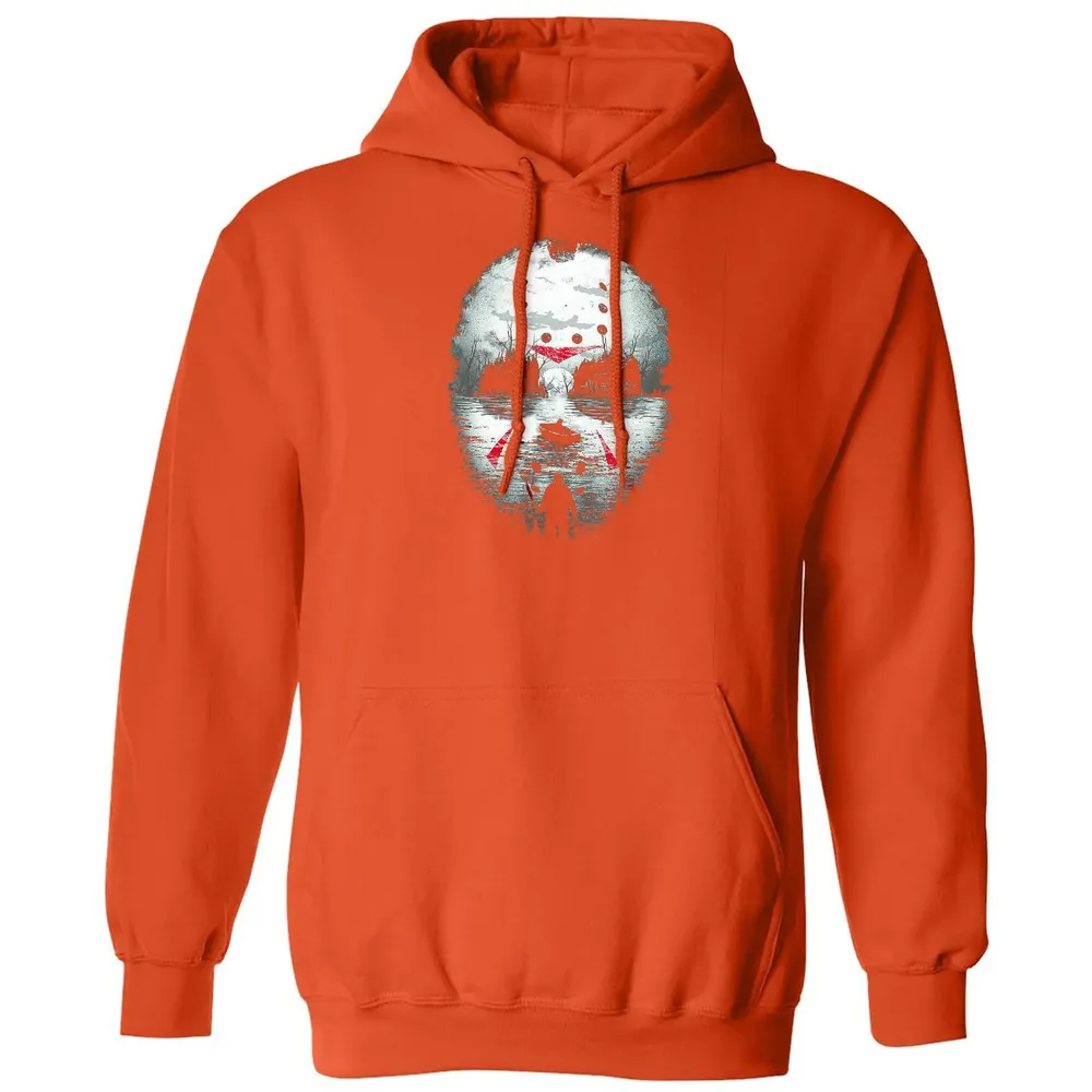 Jason Halloween Mask Horror  Graphic 13th Friday Funny Gift Classic Unisex Hoodie - 10