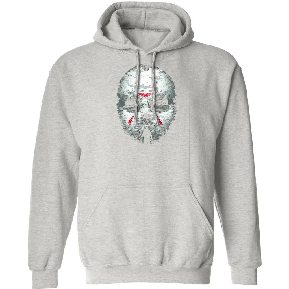 Jason Halloween Mask Horror  Graphic 13th Friday Funny Gift Classic Unisex Hoodie - 8